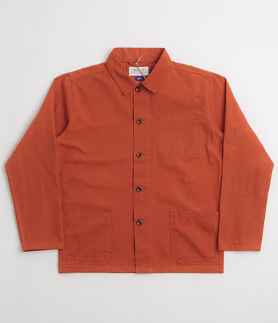 Uskees 3001 Buttoned Overshirt - Rust