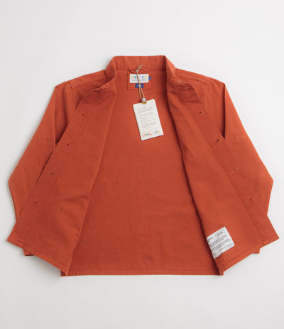 Uskees 3001 Buttoned Overshirt - Rust