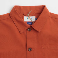 Uskees 3001 Buttoned Overshirt - Rust thumbnail