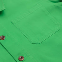 Uskees 3001 Buttoned Overshirt - Tropical Green thumbnail