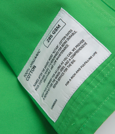 Uskees 3001 Buttoned Overshirt - Tropical Green