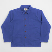 Uskees 3001 Buttoned Overshirt - Ultra Blue thumbnail