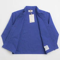 Uskees 3001 Buttoned Overshirt - Ultra Blue thumbnail