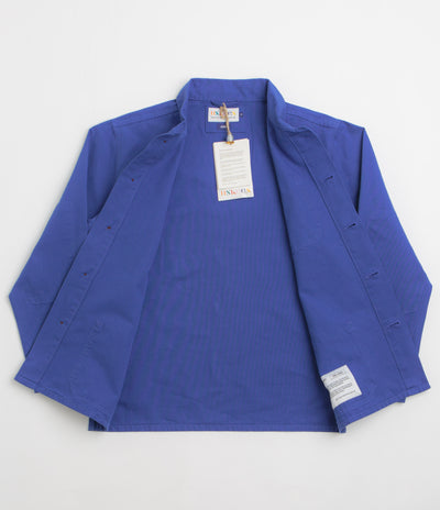 Uskees 3001 Buttoned Overshirt - Ultra Blue