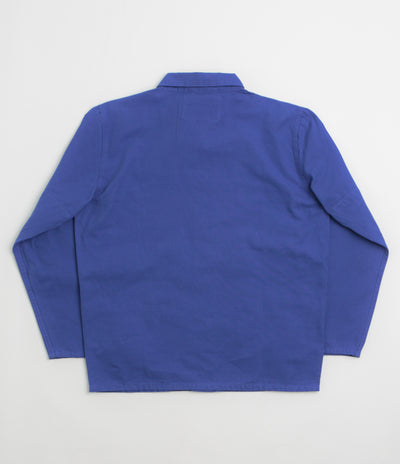 Uskees 3001 Buttoned Overshirt - Ultra Blue