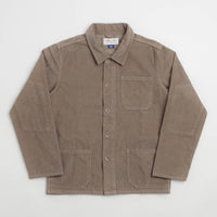 Uskees 3001 Cord Buttoned Overshirt - Beech thumbnail