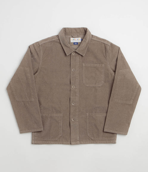 Uskees 3001 Cord Buttoned Overshirt - Beech