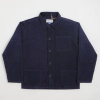 Uskees 3001 Cord Buttoned Overshirt - Deep Indigo thumbnail