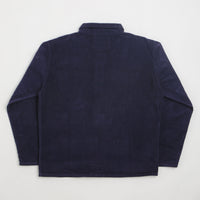 Uskees 3001 Cord Buttoned Overshirt - Deep Indigo thumbnail
