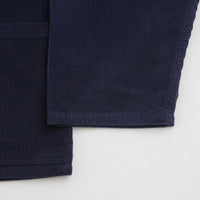 Uskees 3001 Cord Buttoned Overshirt - Deep Indigo thumbnail