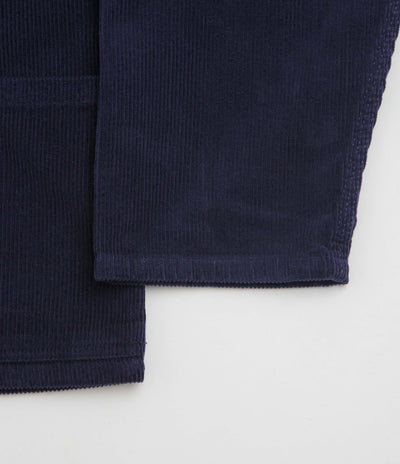 Uskees 3001 Cord Buttoned Overshirt - Deep Indigo