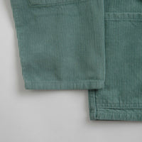 Uskees 3001 Cord Buttoned Overshirt in Eucalyptus thumbnail