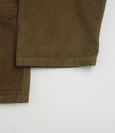 Uskees 3001 Cord Buttoned Overshirt - Woodland Green