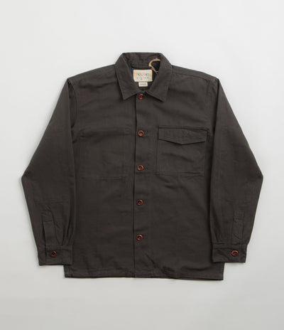 Uskees 3003 Buttoned Work Shirt in Charcoal