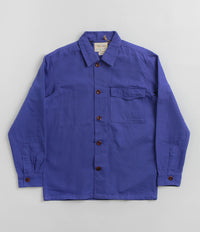 Uskees 3003 Buttoned Work Shirt in Ultra Blue