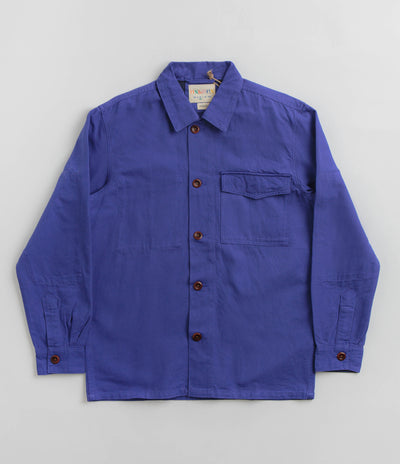 Uskees 3003 Buttoned Work Shirt in Ultra Blue