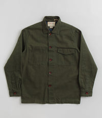 Uskees 3003 Buttoned Work Shirt in Vine Green