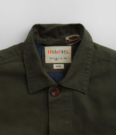 Uskees 3003 Buttoned Work Shirt in Vine Green