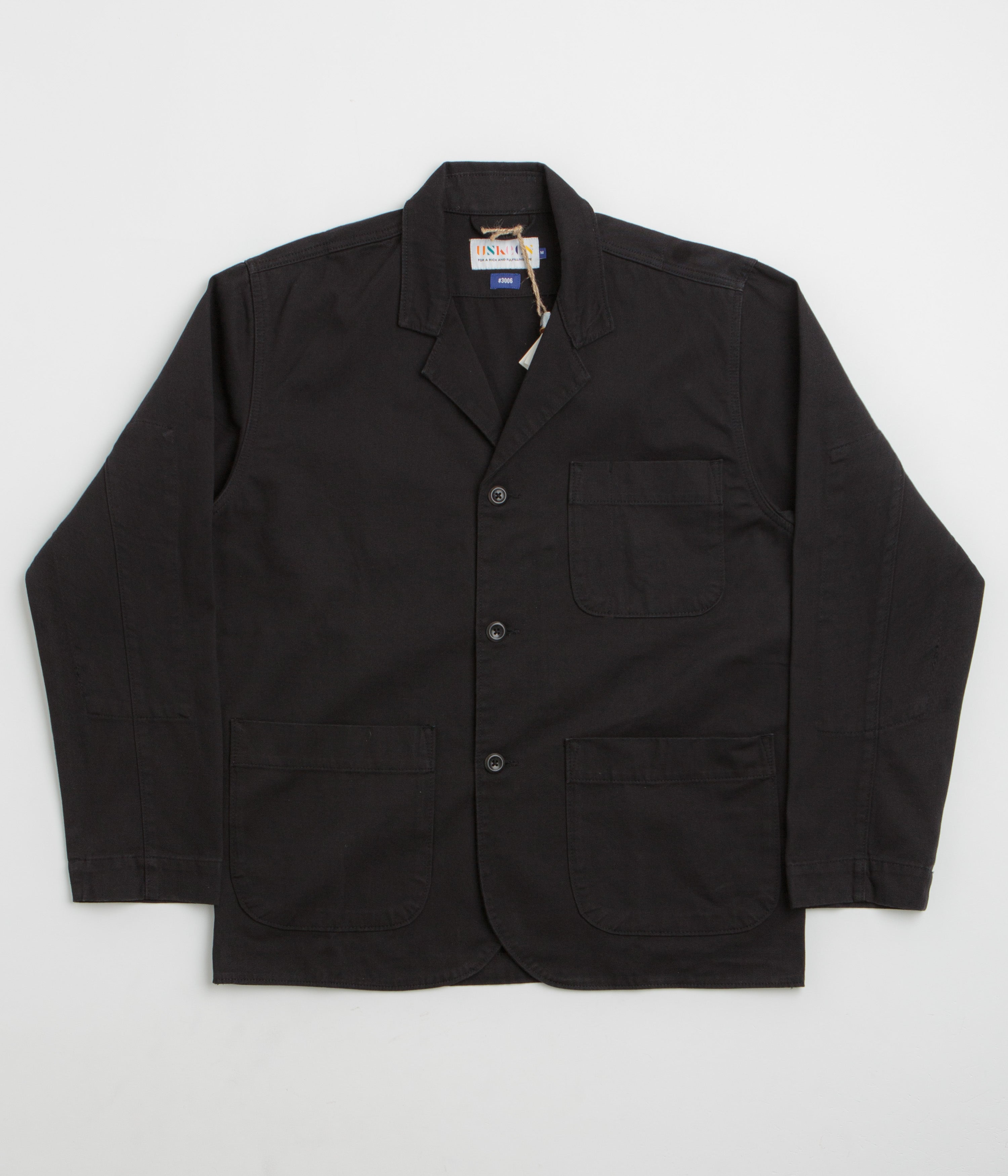 Uskees 3006 Twill Blazer in Black