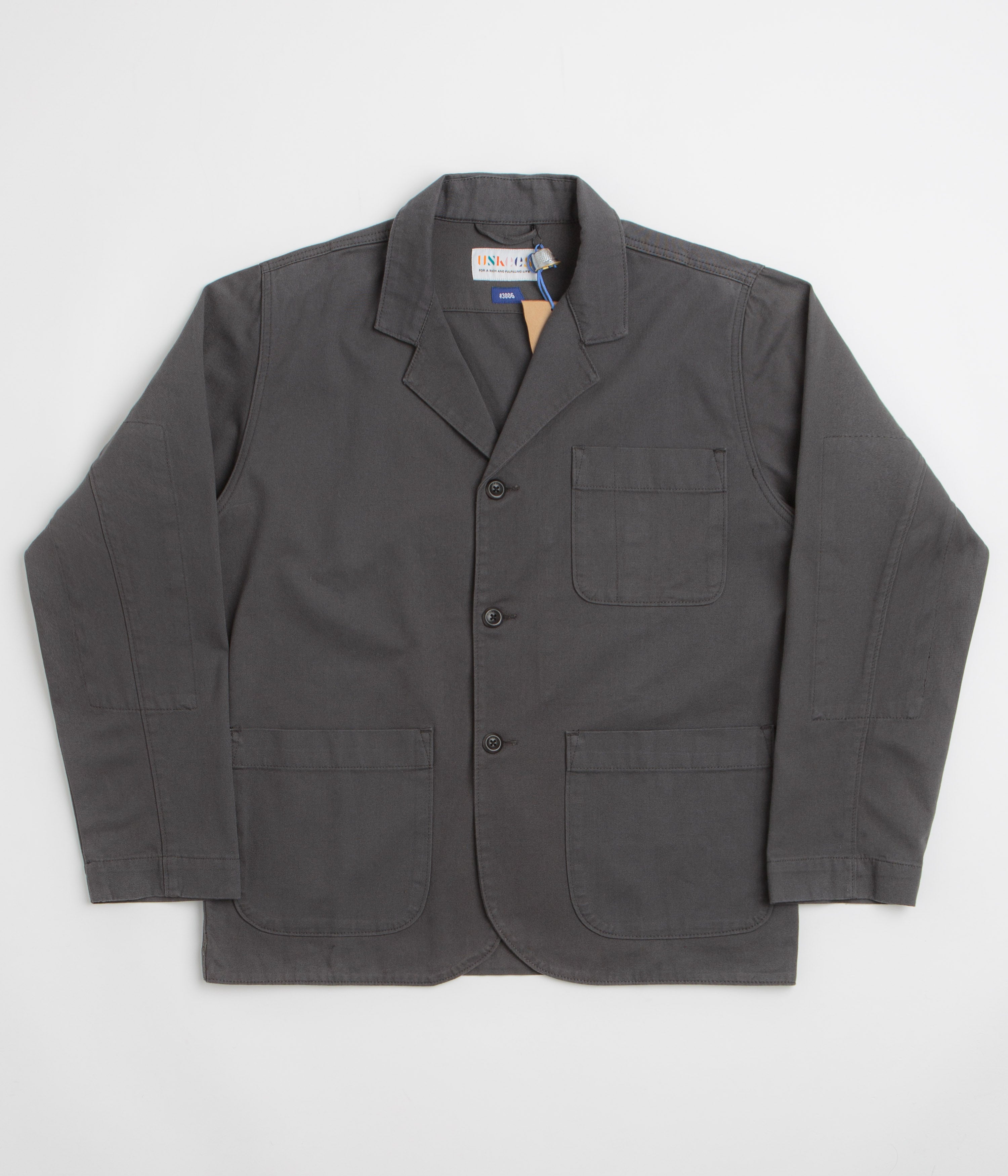 Uskees 3006 Twill Blazer - Charcoal