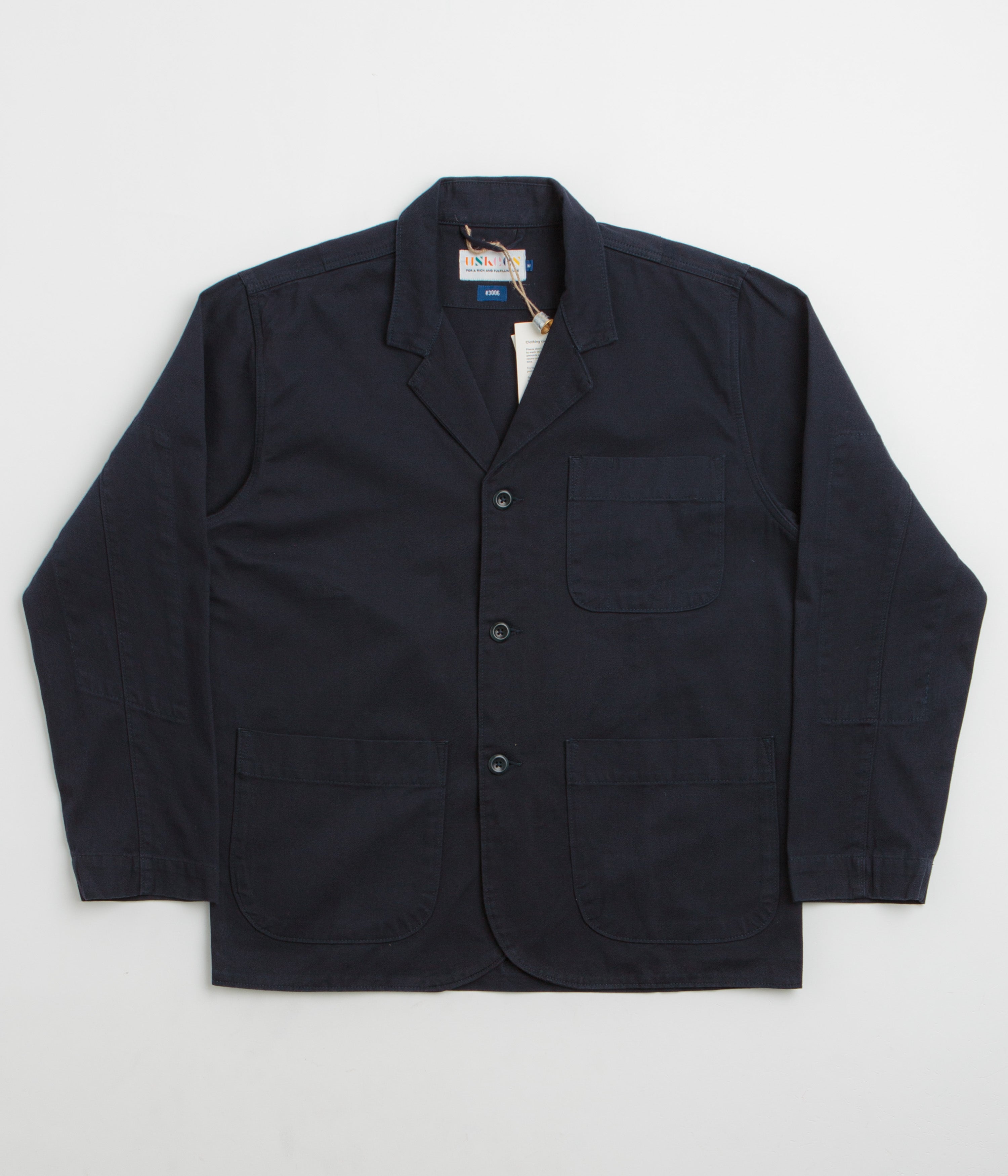 Uskees 3006 Twill Blazer in Midnight Blue