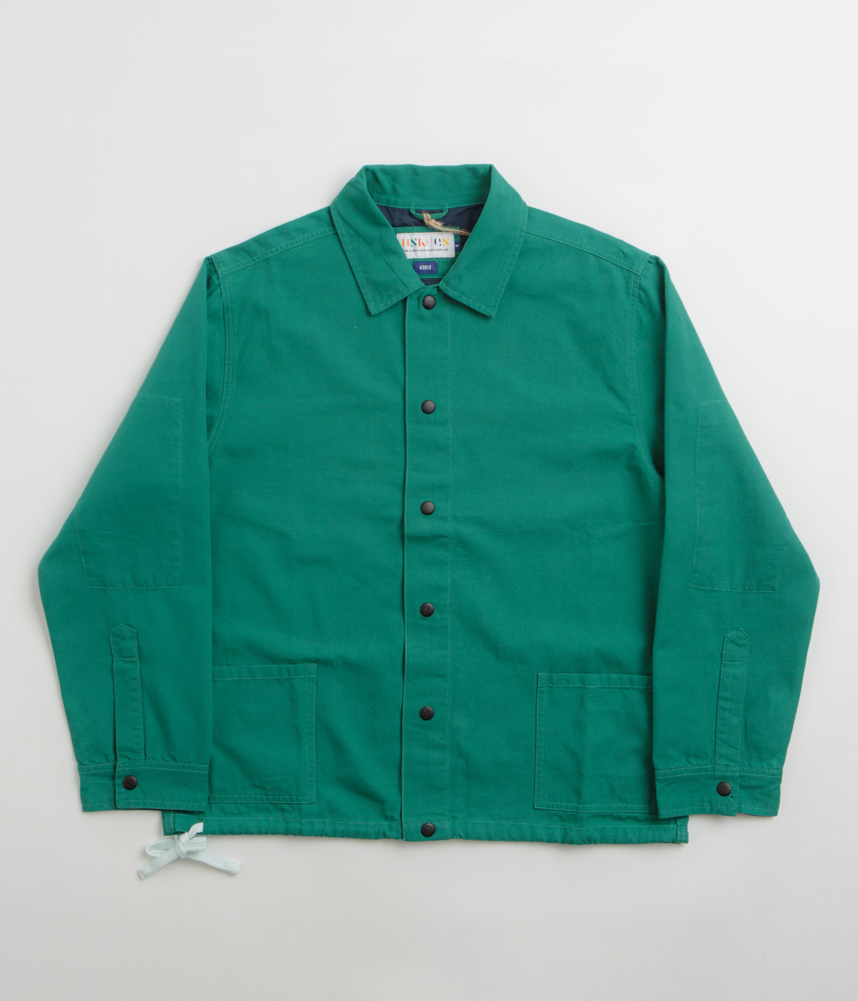 Uskees 3013 Coach Jacket in Foam Green