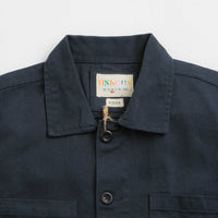 Uskees 3024 Layered Pockets Drill Overshirt in Blueberry thumbnail