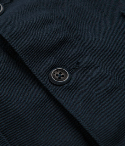 Uskees 3024 Layered Pockets Drill Overshirt in Blueberry