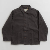 Uskees 3027 Canvas Buttoned Overshirt in Charcoal thumbnail