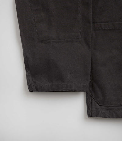 Uskees 3027 Canvas Buttoned Overshirt in Charcoal