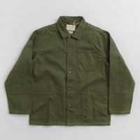 Uskees 3027 Canvas Buttoned Overshirt in Coriander thumbnail