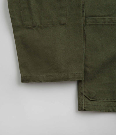 Uskees 3027 Canvas Buttoned Overshirt in Coriander