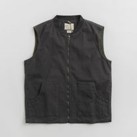 Uskees 3029 Patch Pocket Canvas Vest - Charcoal thumbnail