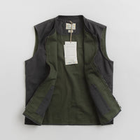 Uskees 3029 Patch Pocket Canvas Vest - Charcoal thumbnail