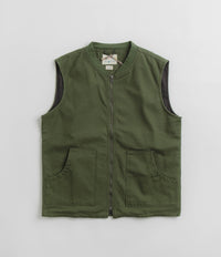 Uskees 3029 Patch Pocket Canvas Vest in Coriander
