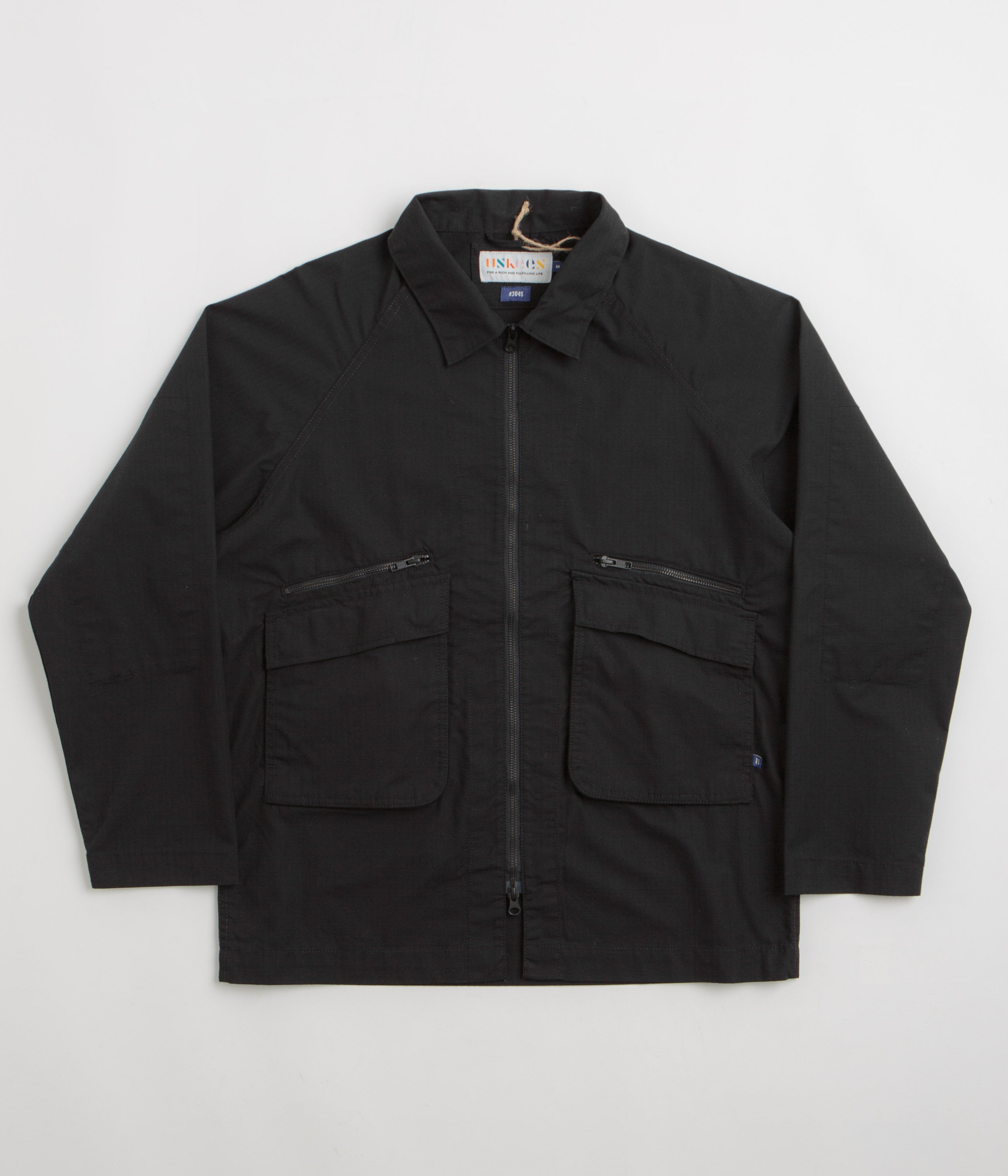 Uskees 3045 Ripstop Field Jacket in Black