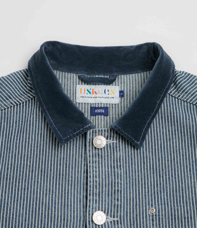 Uskees 3058 Founders Jacket - Blue Railroad Hickory