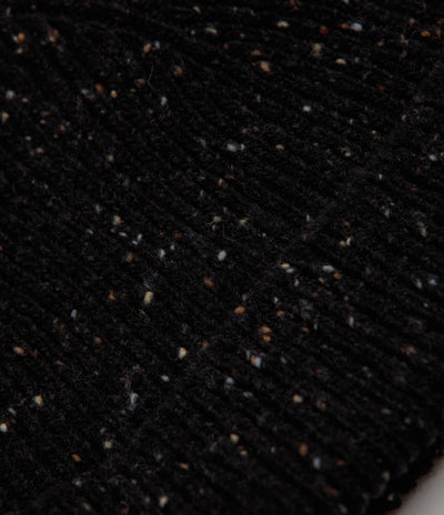 Uskees 4003 Speckled Donegal Wool Beanie - Black