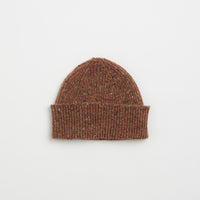 Uskees 4003 Speckled Donegal Wool Beanie - Brick Red thumbnail