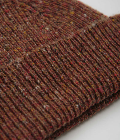 Uskees 4003 Speckled Donegal Wool Beanie - Brick Red