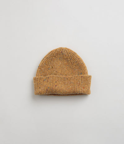 Uskees 4003 Speckled Donegal Wool Beanie in Butterscotch