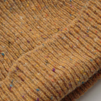 Uskees 4003 Speckled Donegal Wool Beanie in Butterscotch thumbnail