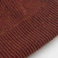 Uskees 4003 Speckled Donegal Wool Beanie in Chestnut thumbnail