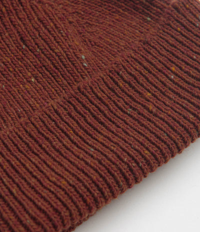 Uskees 4003 Speckled Donegal Wool Beanie in Chestnut