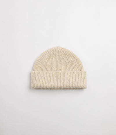 Uskees 4003 Speckled Donegal Wool Beanie - Magnolia