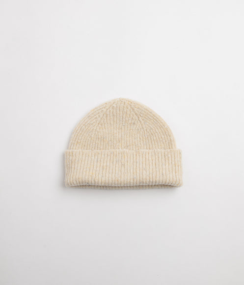 Uskees 4003 Speckled Donegal Wool Beanie - Magnolia