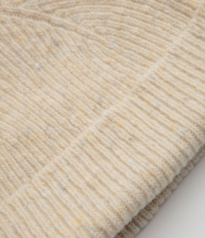 Uskees 4003 Speckled Donegal Wool Beanie - Magnolia