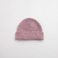 Uskees 4003 Speckled Donegal Wool Beanie - Parma Violet thumbnail