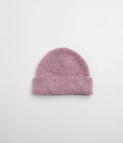 Uskees 4003 Speckled Donegal Wool Beanie - Parma Violet