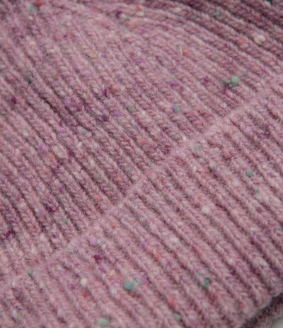 Uskees 4003 Speckled Donegal Wool Beanie - Parma Violet
